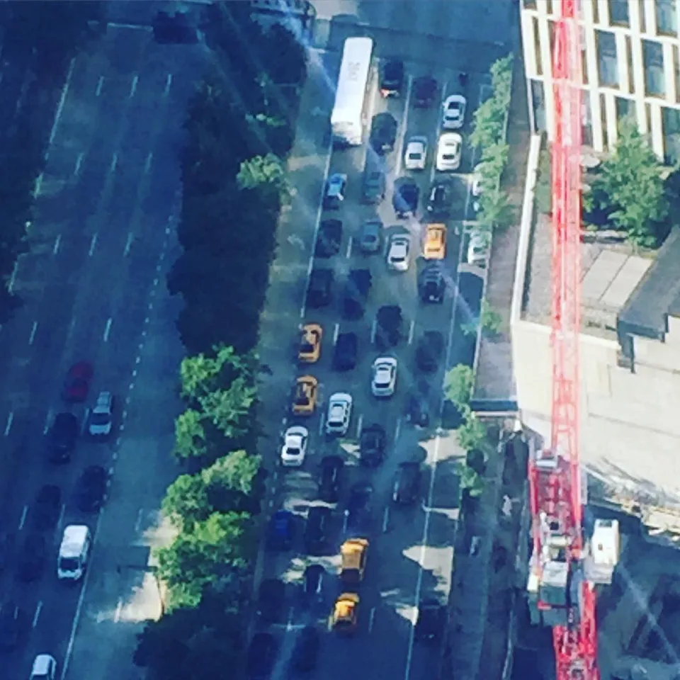 When's it turning green? #trafficlight #birdseyeview #allthingsnewyork #wtc…, 1 of 1