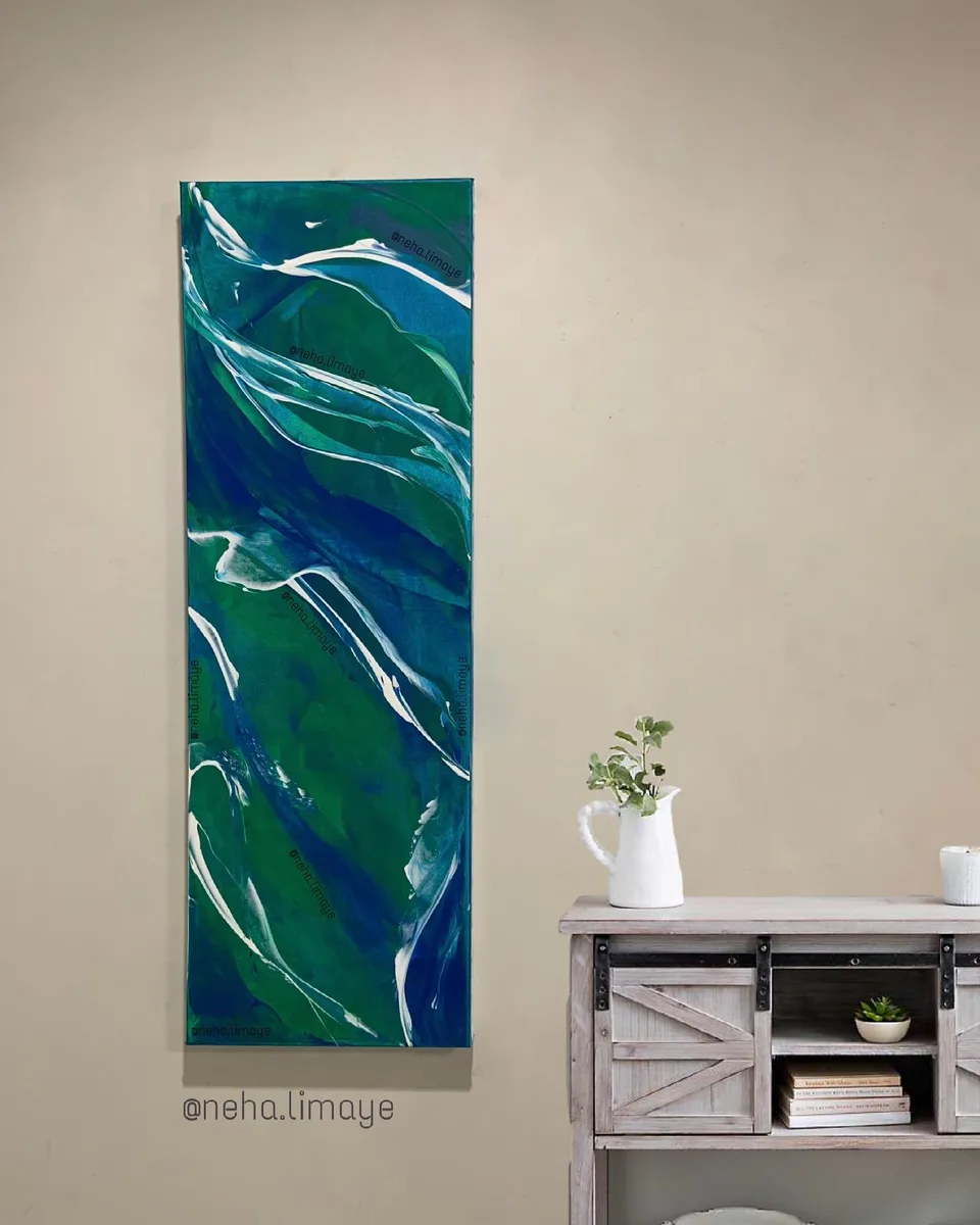 Imperfectly Perfect - right panel, a painting by Neha
