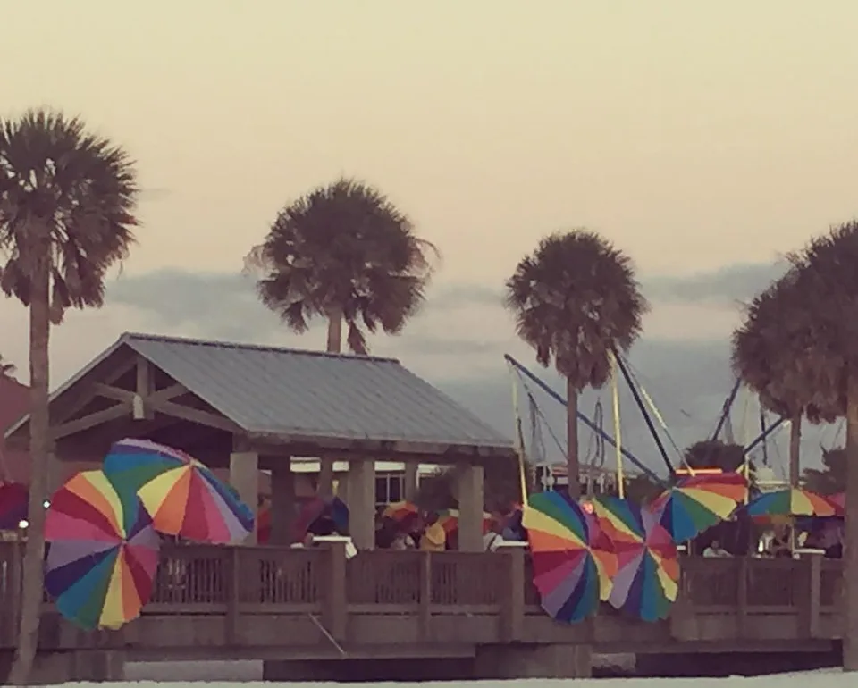 Add a little color... #beachumbrellas, 1 of 1