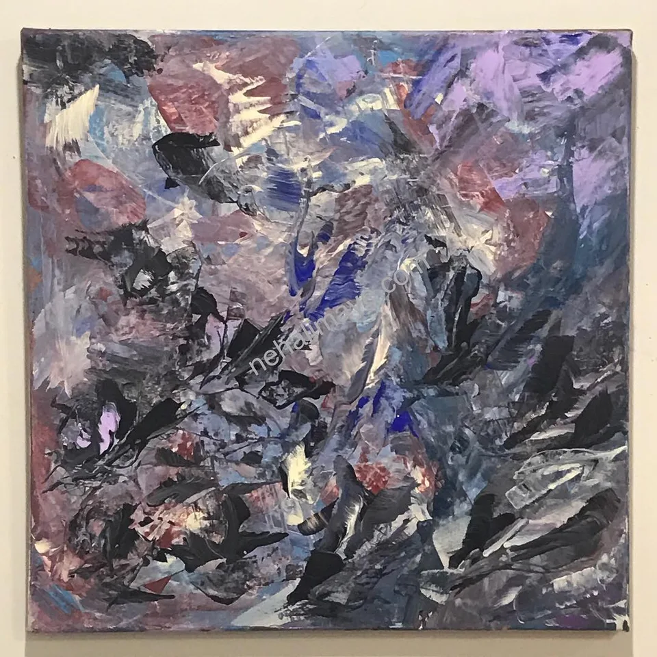 Flight [24 x 24, acrylics on canvas] #nehalimaye #anexpressionist #originalart…, a painting by Neha