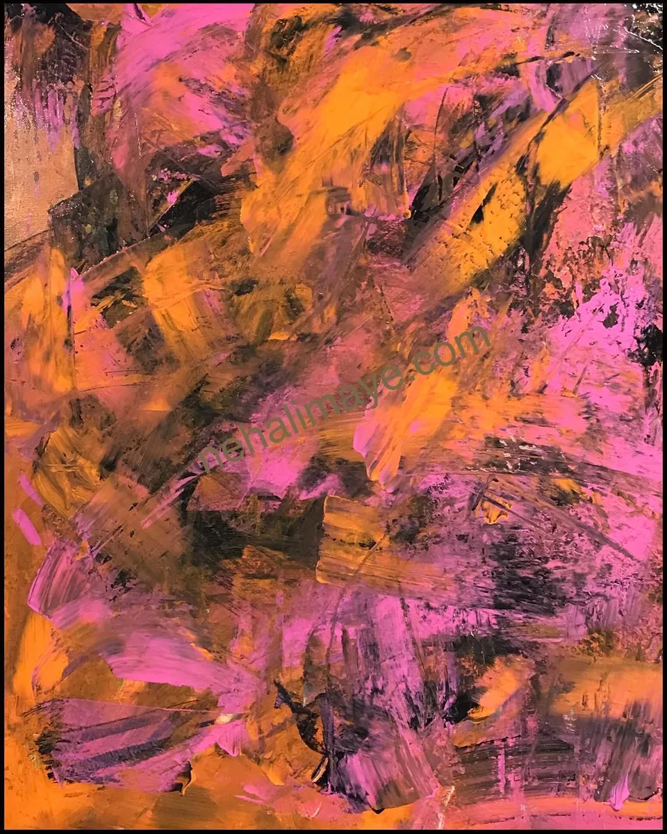 What’s outside is inside, what’s inside is outside... #seriesjourney…, a painting by Neha