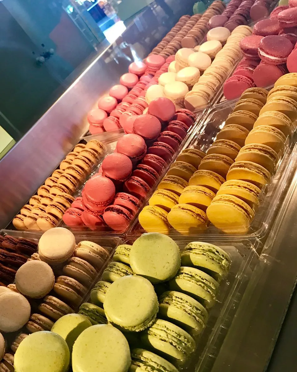 A rainbow of #macarons! The best I've ever eaten. But snooty servers at the…, 1 of 1