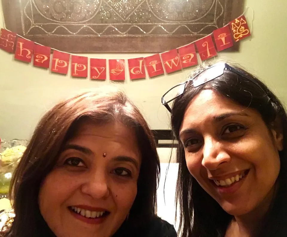 Diwali treasure... that banner we both created probably 18 years ago! ❤️…, 1 of 1