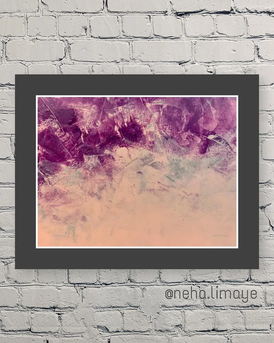 Beyond the now, a painting by Neha