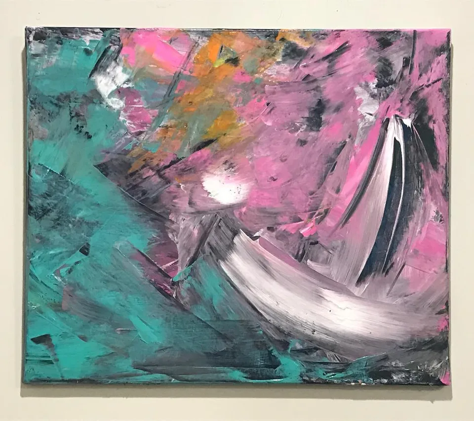 Persisting... [acrylics on canvas, 20 x 24] #nehalimaye #anexpressionist…, a painting by Neha
