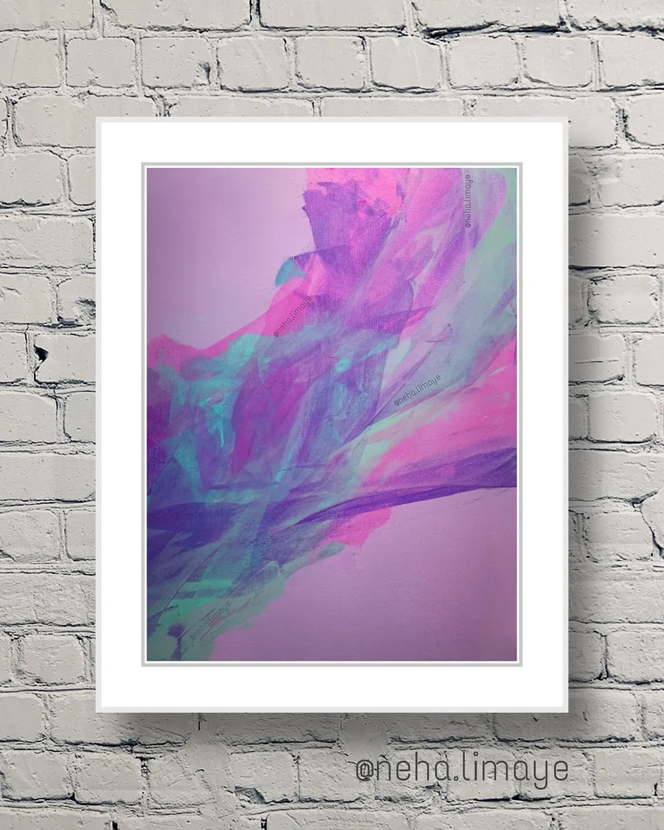 Whisper me nothings, a painting by Neha