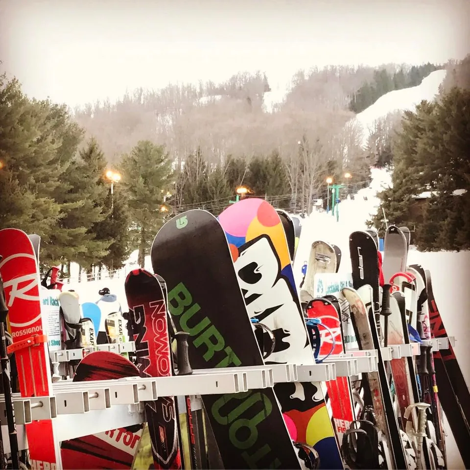 All #aboard... the #snowboards | #ski #itswarmingup #itagalong #elkmountain…, 1 of 1