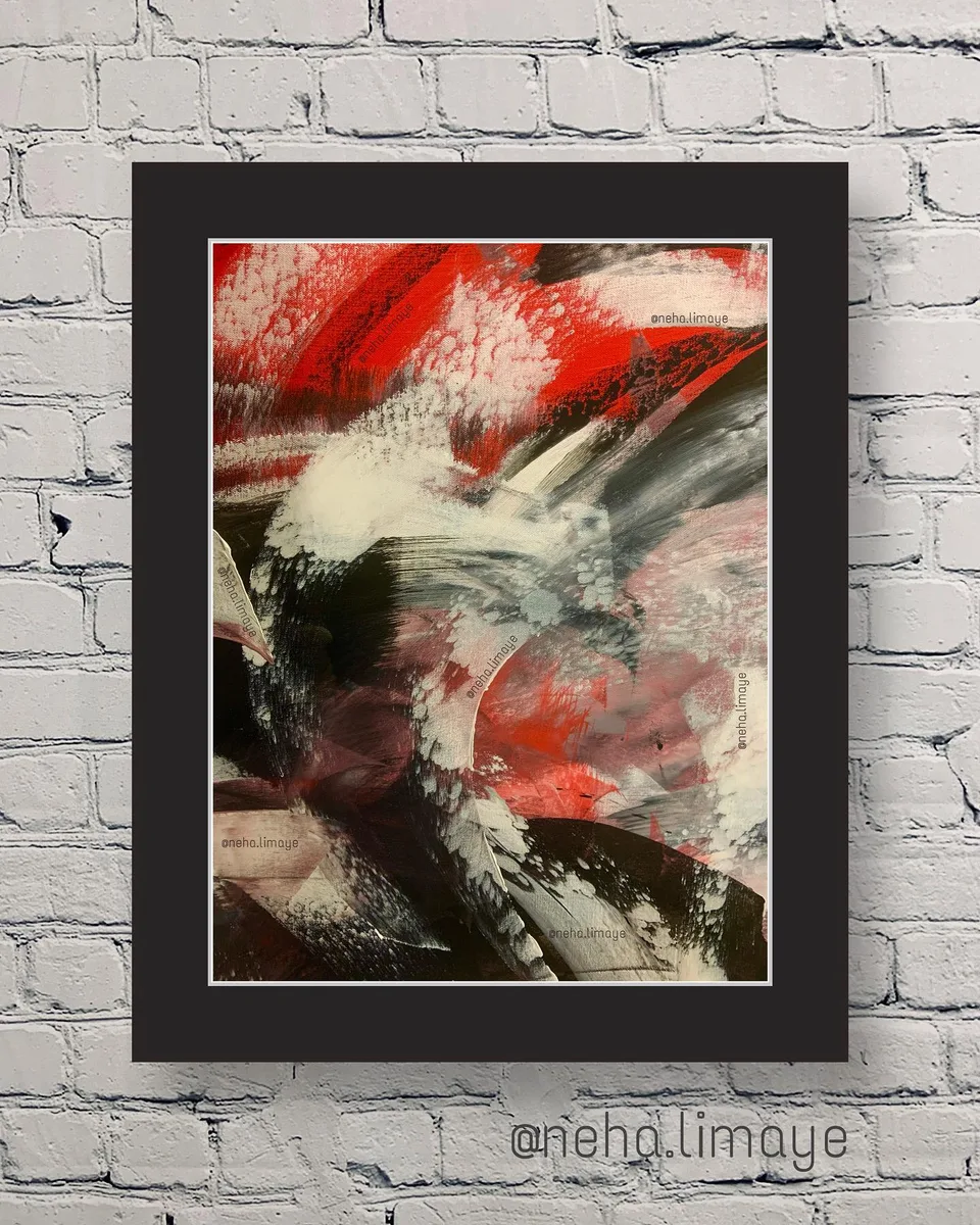 To the crescendo, a painting by Neha