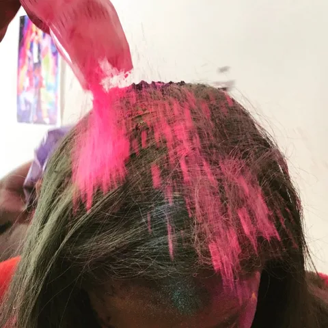 #colors in action... #holi #festivalofcolors #fun #familyandfriends #faces…, 3 of 3