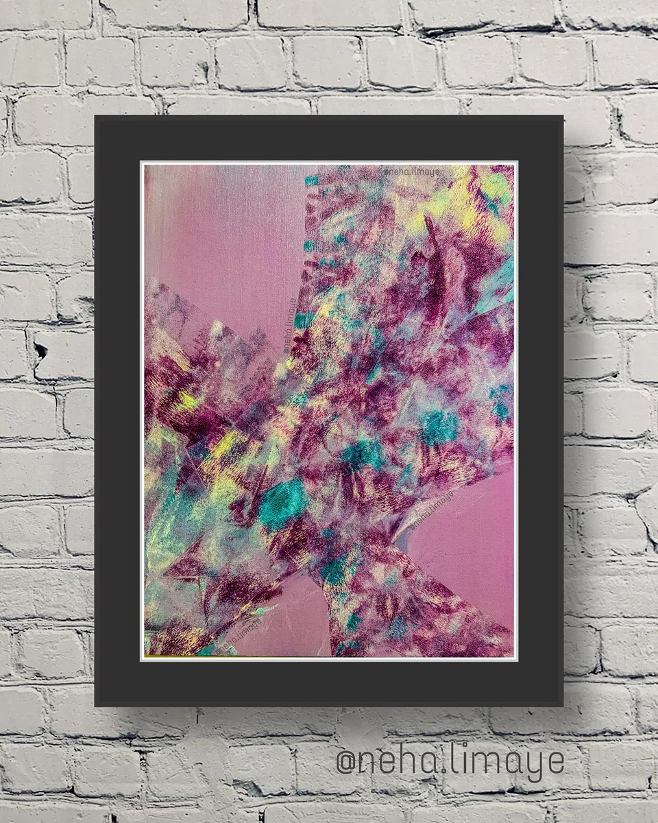 Blushing hues, a painting by Neha