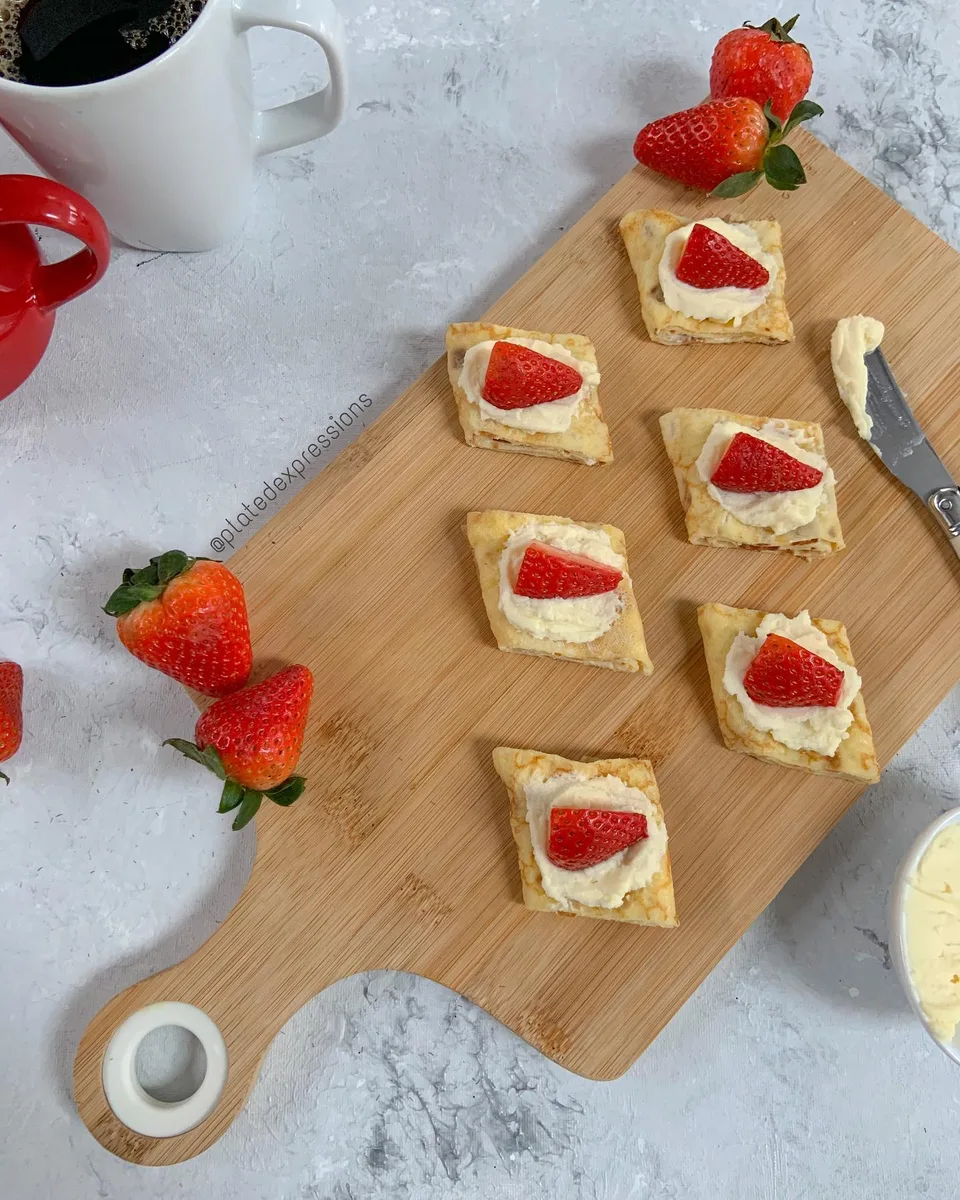 Crêpe squares, 1 of 1