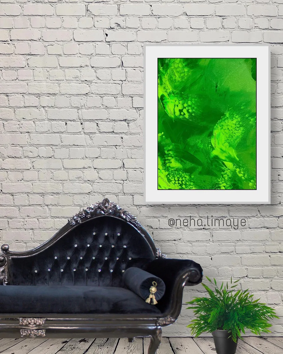 Mist and dew, a painting by Neha