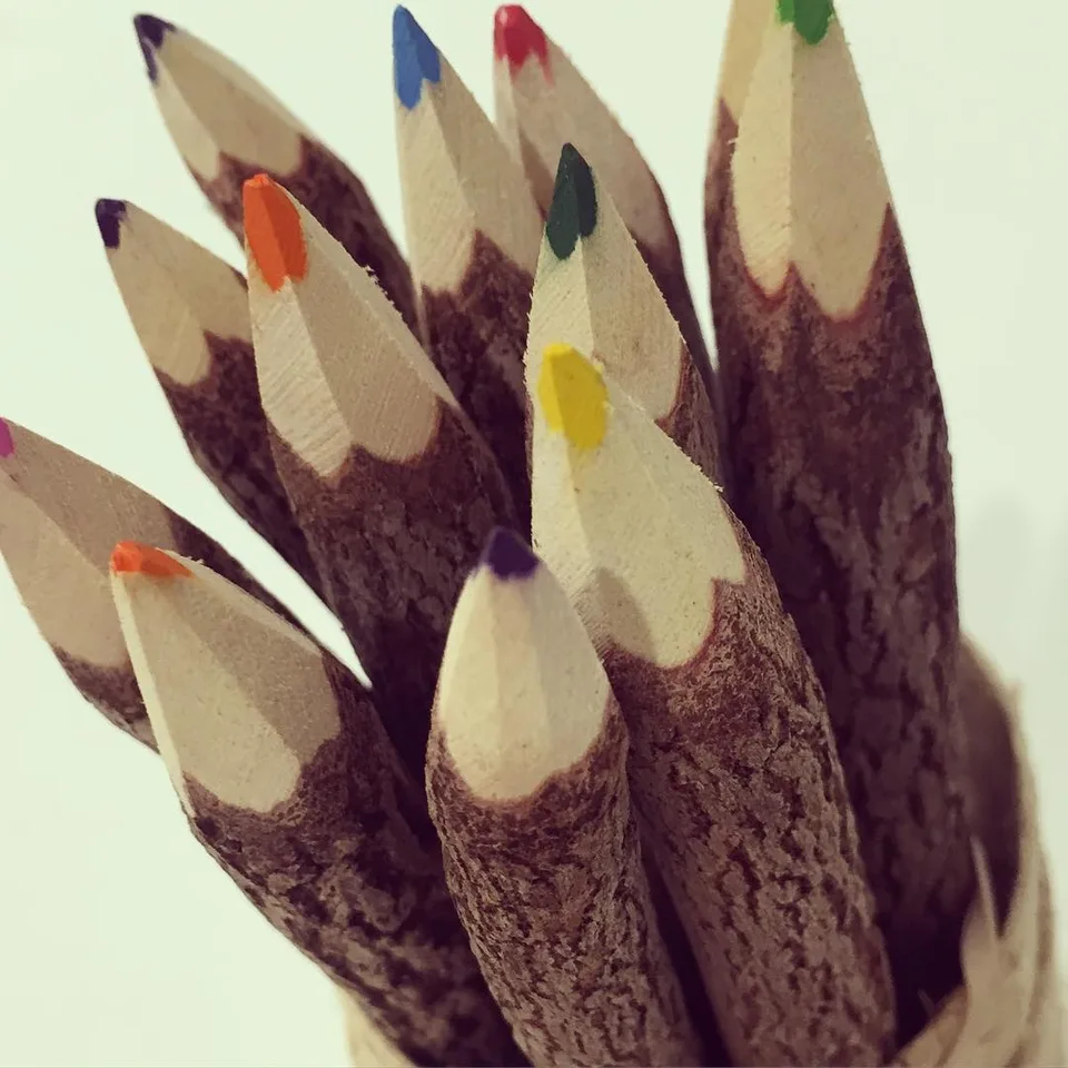 Pencil it in... #natural #realwood #coloredpencils, 1 of 1