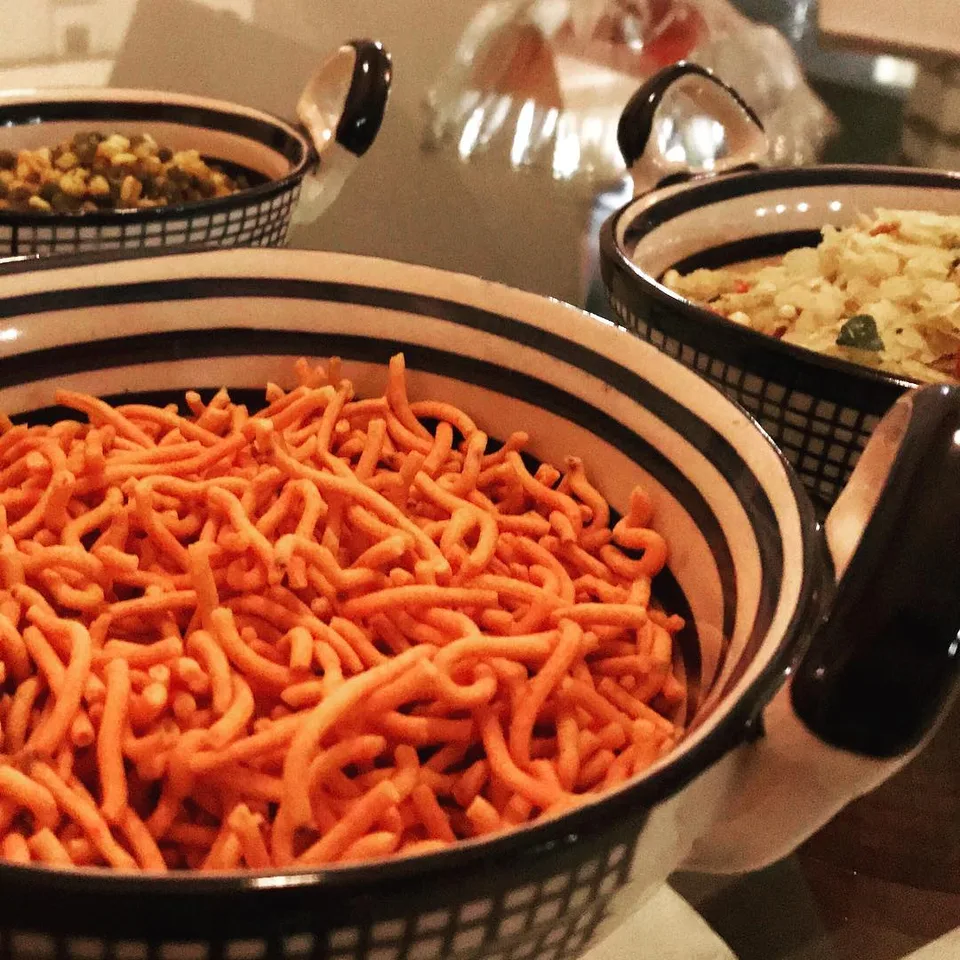 #diwali wrapping up, but the #snacking and #partying continues!, 1 of 1
