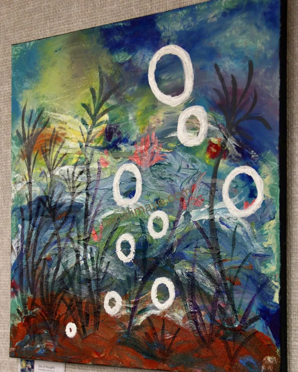 Sea of thoughts, a painting by Neha