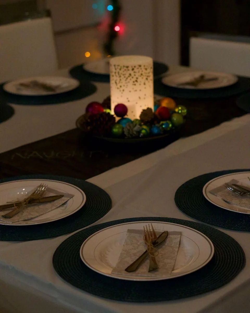 Nothing fancy, just simplicity... #tablesetting #christmas2017…, 1 of 1