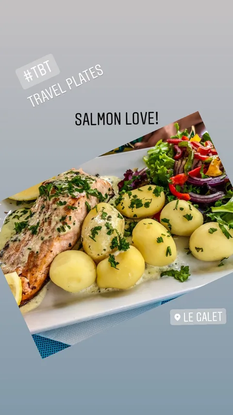 TRAVEL PLATES SALMON LOVE!