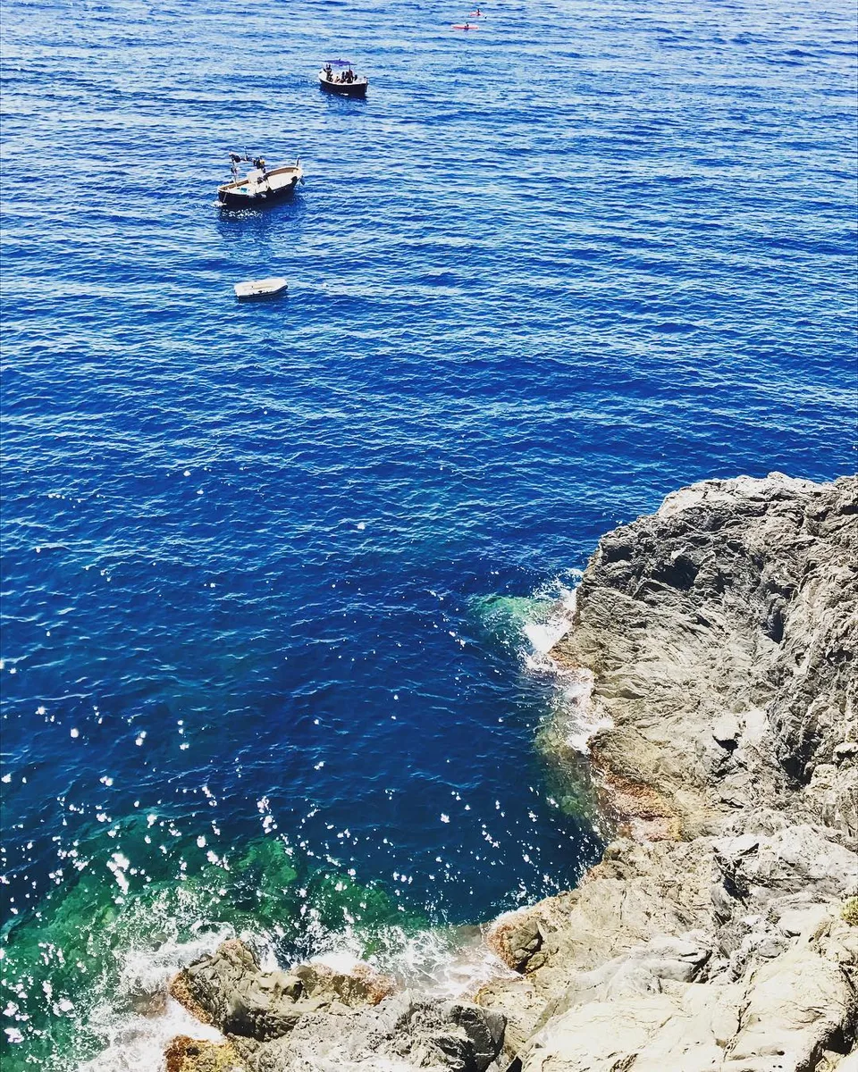 As pure as water... #celestialcinqueterre #cinqueterre #sapphireblueocean #calm…, 1 of 1