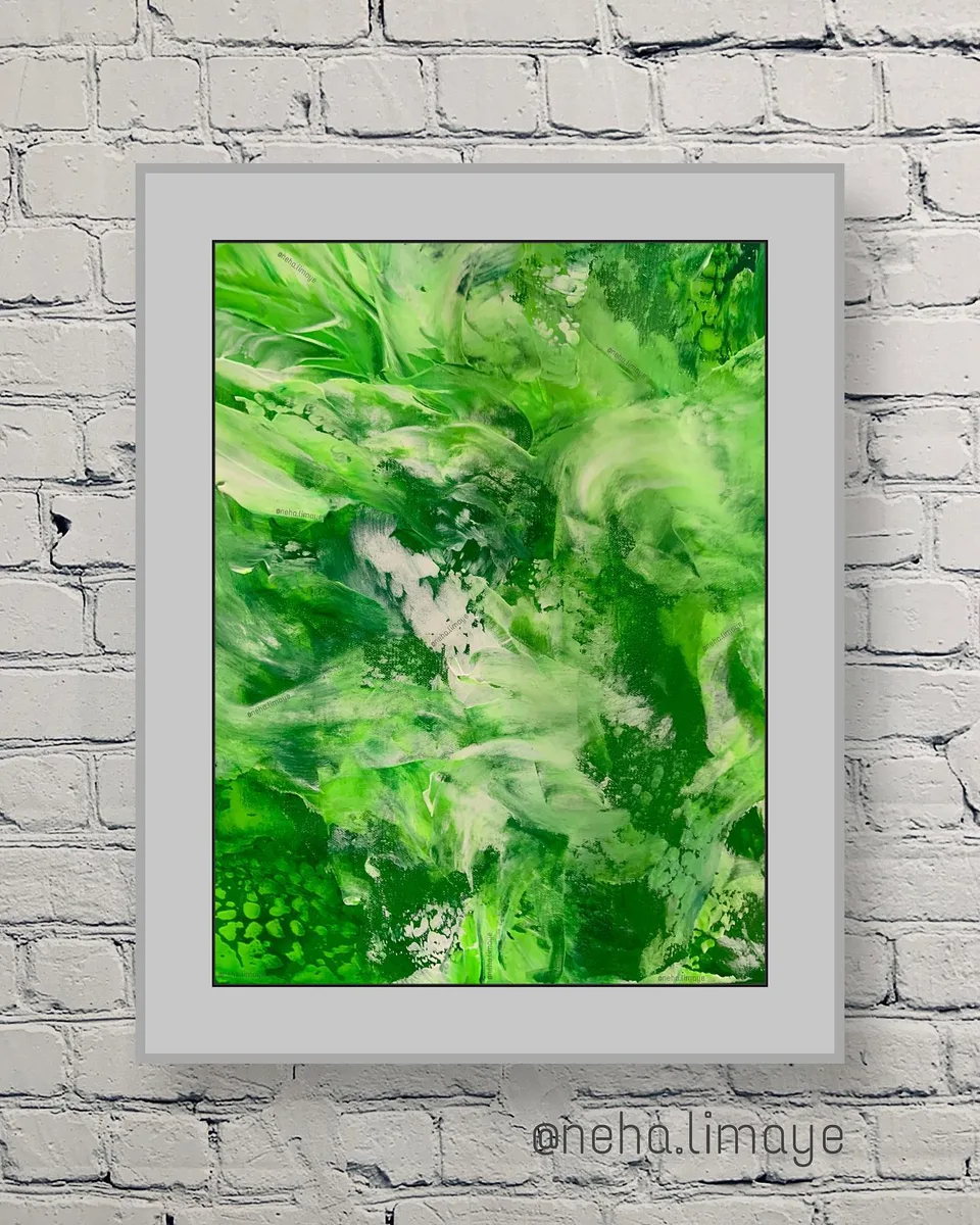 Dreams of greener times, a painting by Neha