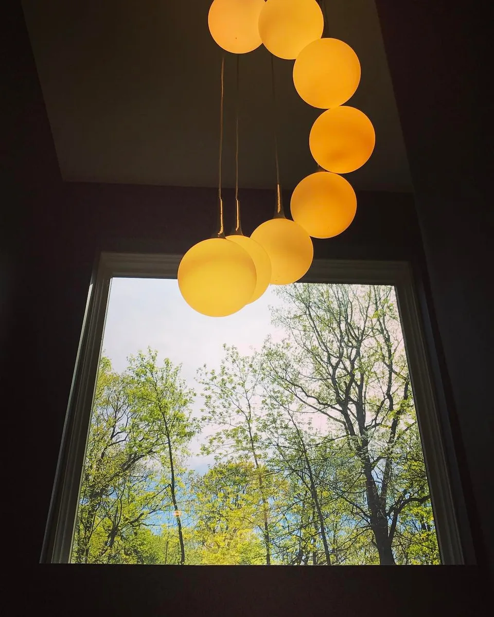 And #springishere 😊#gettinggreenoutthere #blossoms #green #window…, 1 of 1