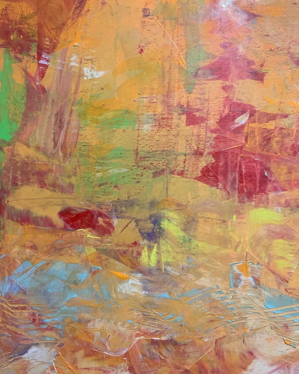 Sailing through, a painting by Neha