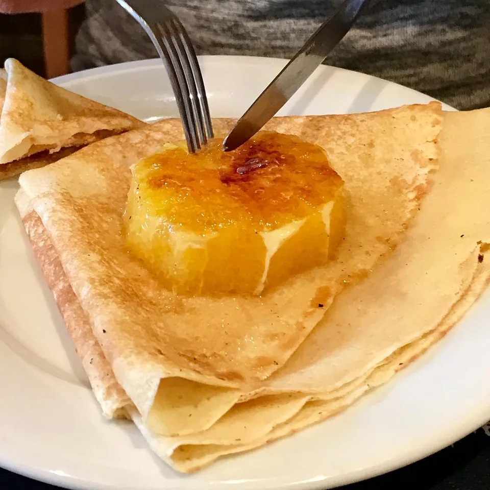 Just a grand taste! #foodsofeurope #crepes #grandmarnier #goinglocal…, 1 of 1