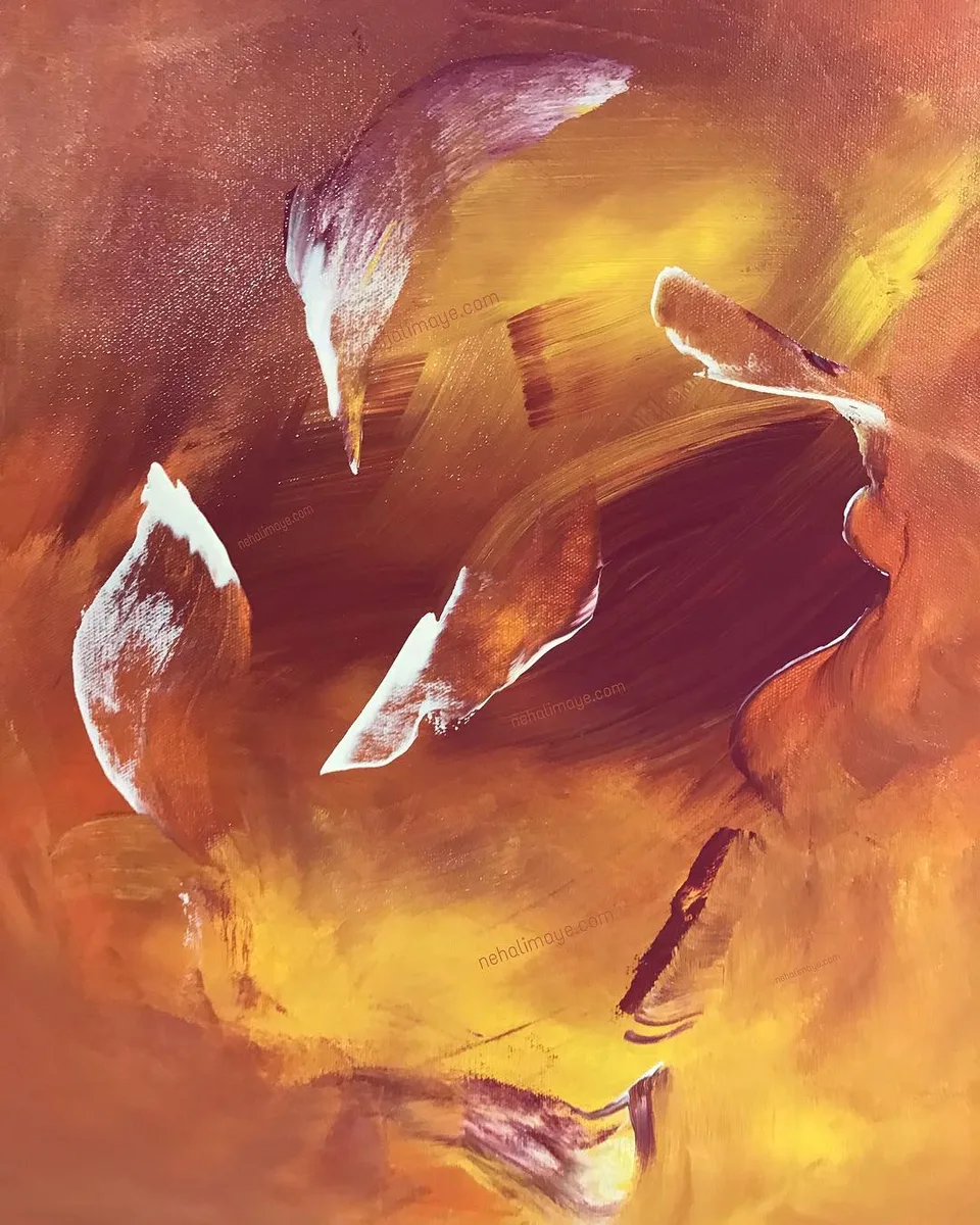 Experiencing the journey is more important than the destination. True as that…, a painting by Neha