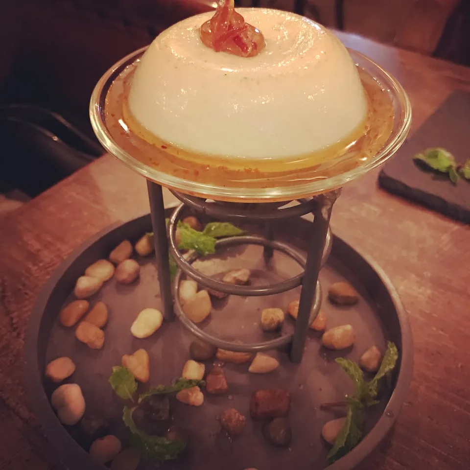 When you meet up with your foodie/dessert loving cousin! #chamomilepannacotta…, 1 of 3