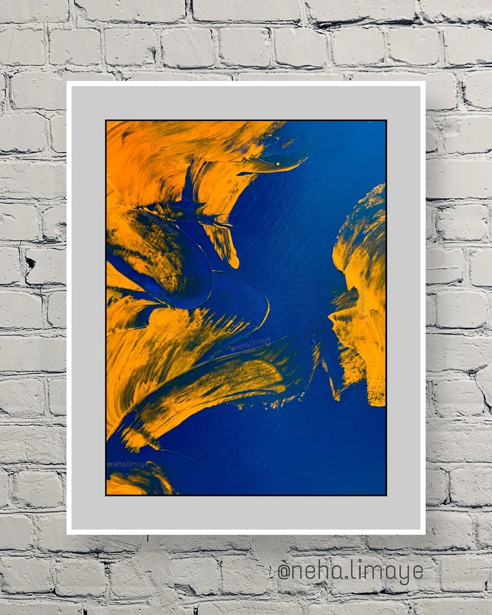 Resonating roar, a painting by Neha