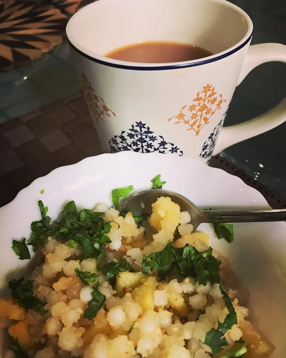 Breakfast of the Peshwas 😜#sabudanakhichdi #tea #punebytheday #onlyinpune…, 1 of 1