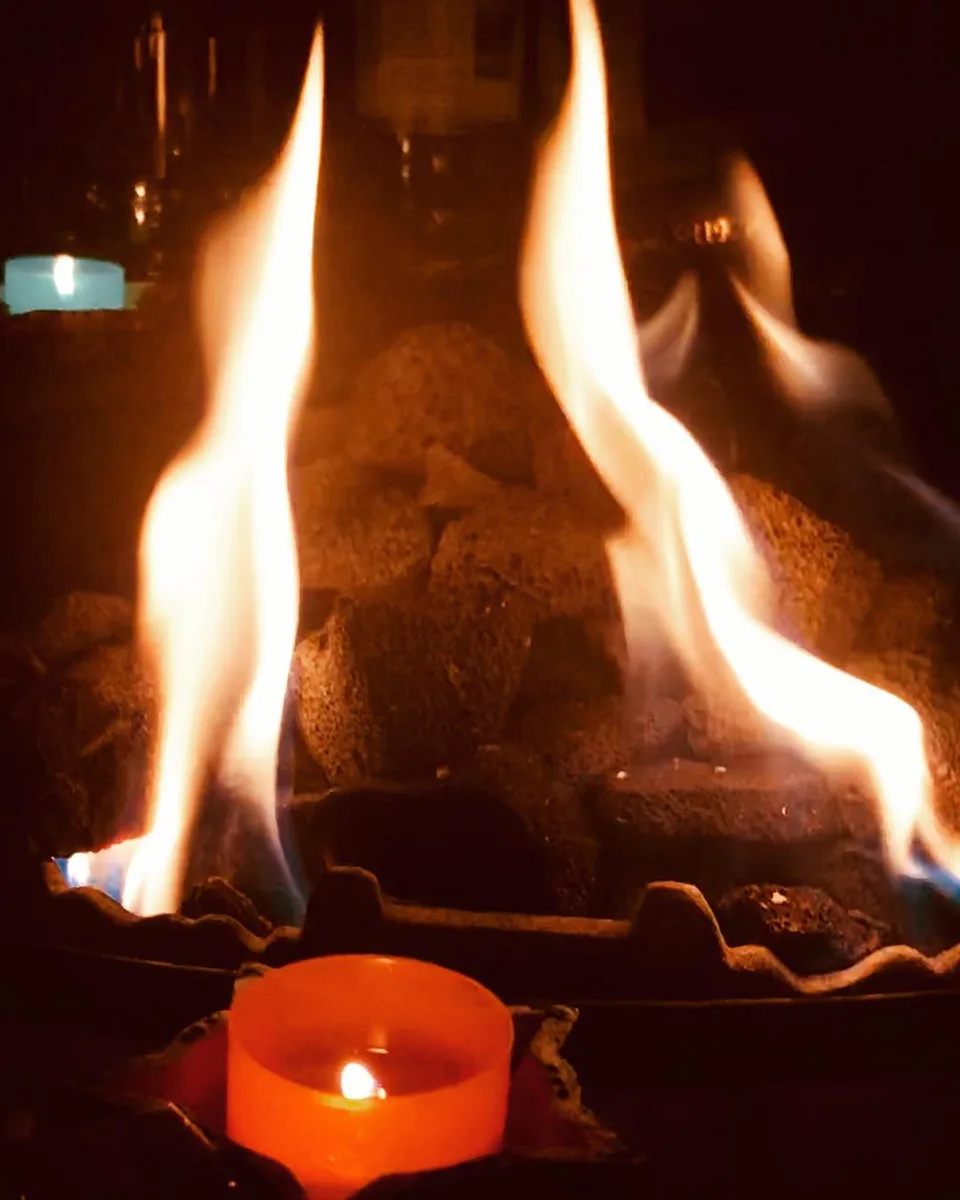 Light it up! #diwali #firesidechat #aboutlastnight #friendsandfamily…, 1 of 1