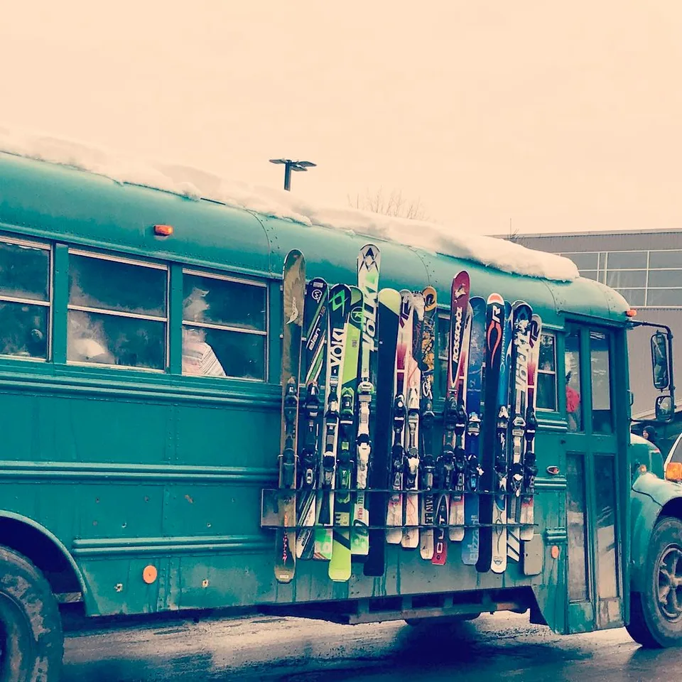 #transport and #travel smartly and colorfully... #ski #huntermountain…, 1 of 1