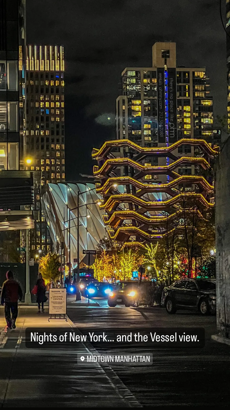 Nights of New York… and the Vessel view.