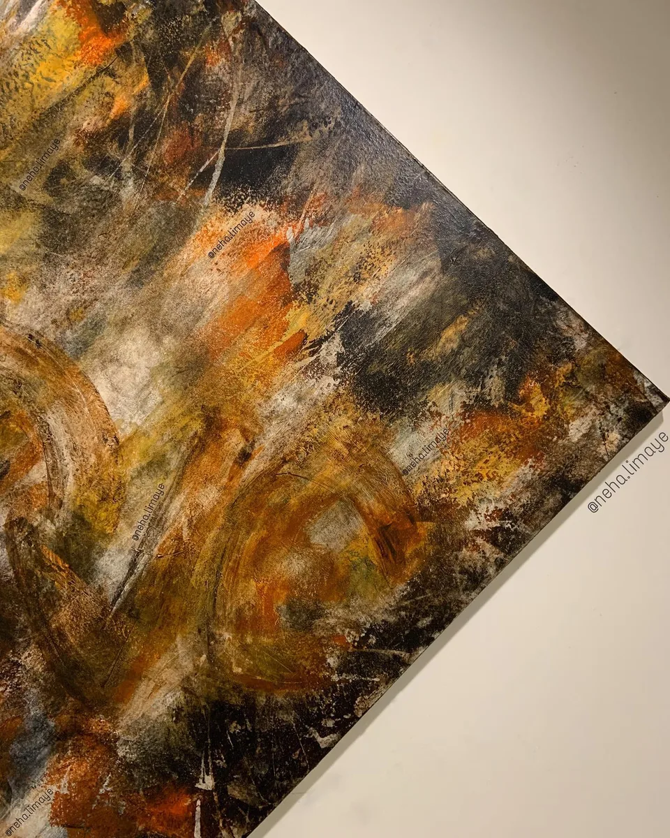 Living graffiti - right side up, a painting by Neha