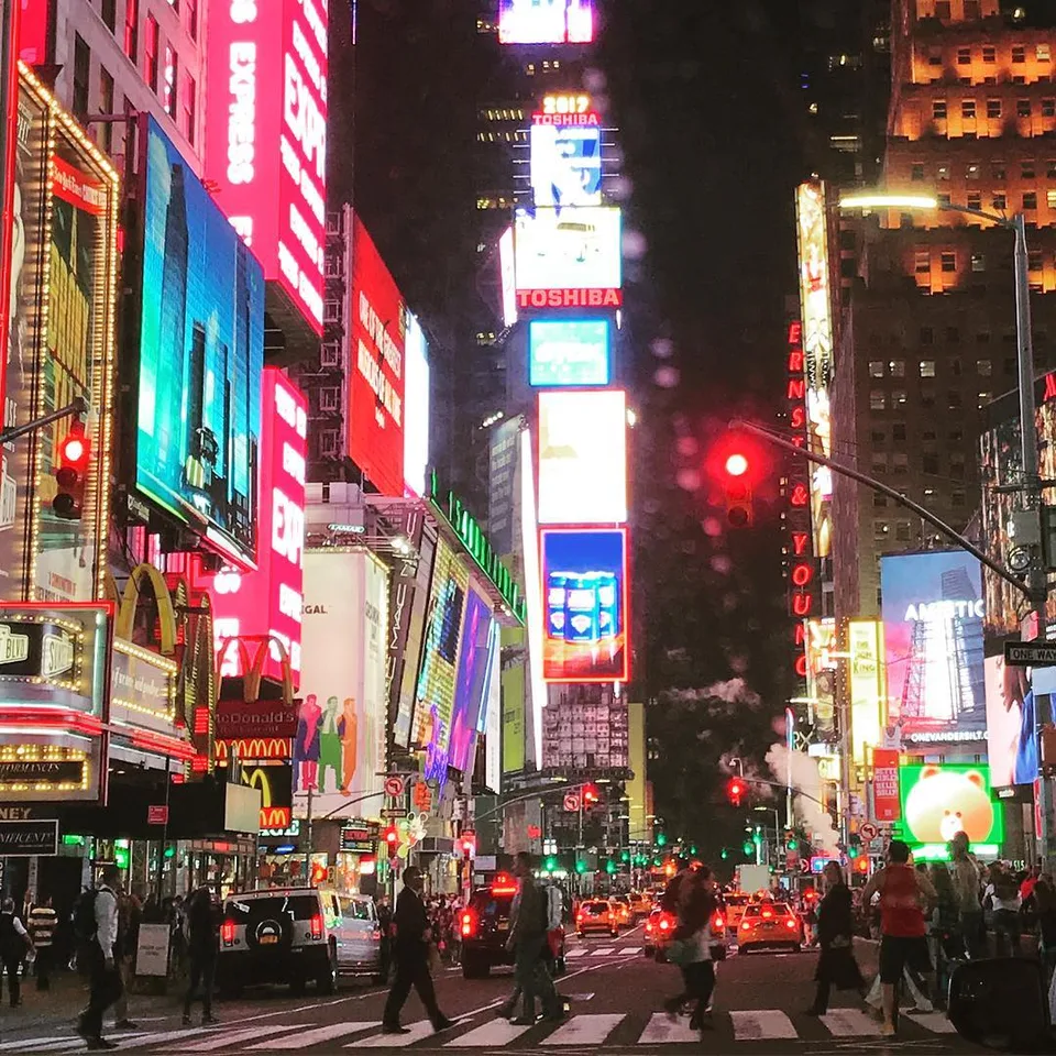 I'm stopped by the red light, but the City keeps moving... #timessquare…, 1 of 1