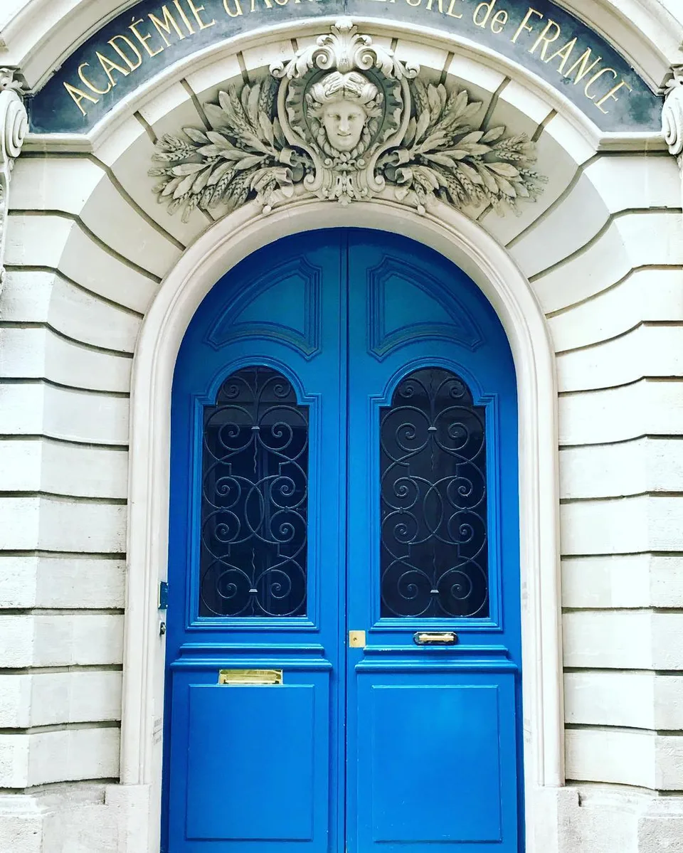 Let the blues out... #doors #thedoorseries #postcardsfromparis #paris #blue…, 1 of 1
