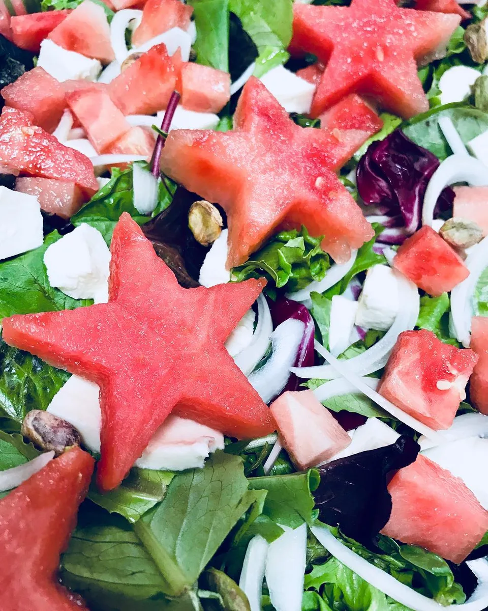 Star spangled salad., 1 of 1