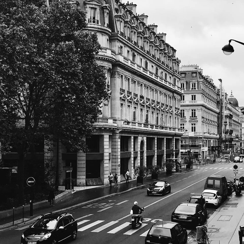 A feel of 1950s #postcardsfromparis #theblackandwhiteseries #paris #france…, 1 of 1