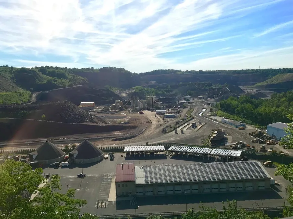 Birdseye view of the quarry..., 1 of 1