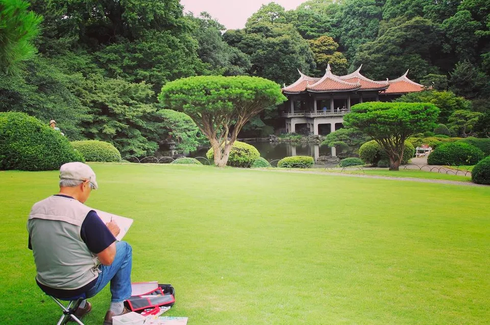 Mid week #artistic #motivator coming to you from #shinjukugyoen... perfect…, 1 of 1