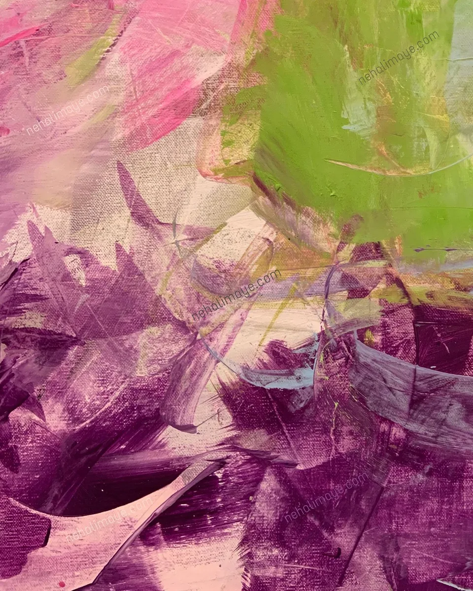 Erased (Part 3 - in the making), a painting by Neha