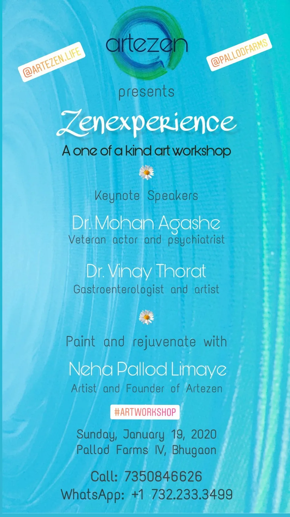 JOIN US FOR A UNIQUE ART EXPERIENCE!, frame 1 of 2