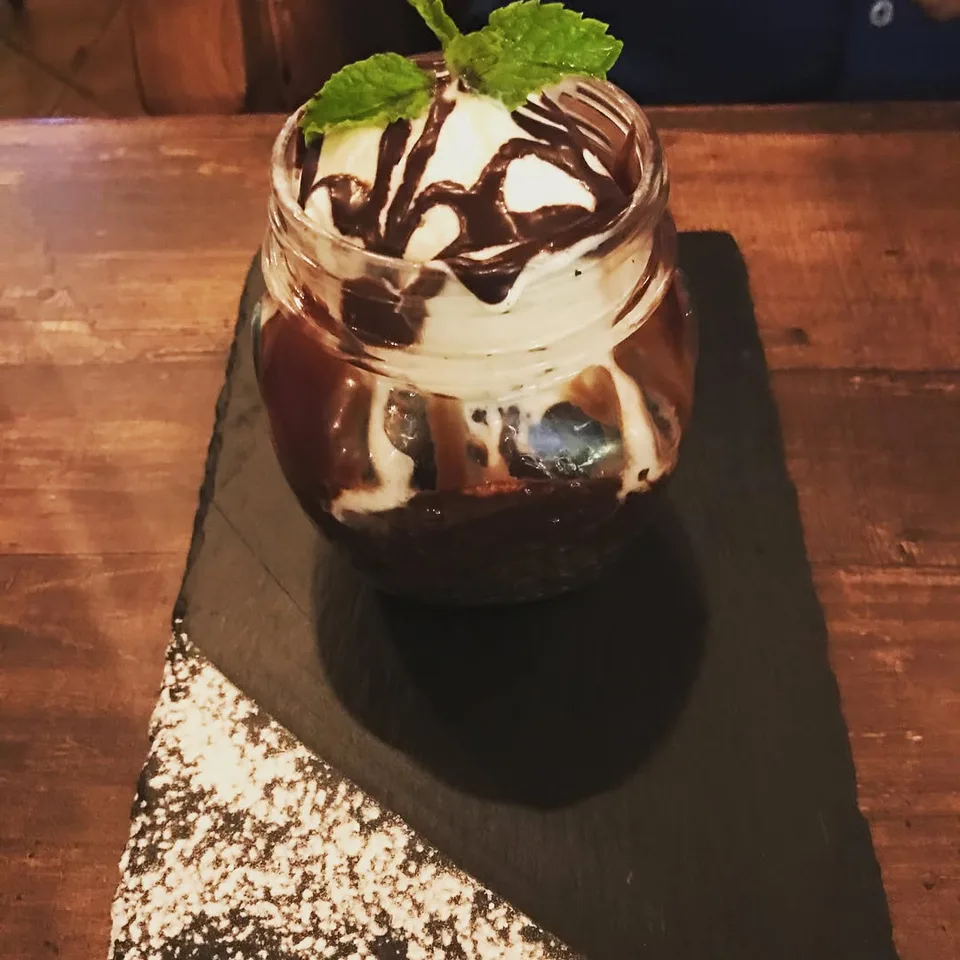 When you meet up with your foodie/dessert loving cousin! #chamomilepannacotta…, 3 of 3