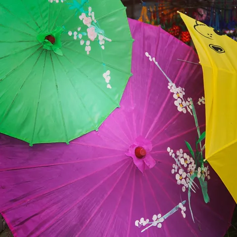 Exhilarating colors... #localmarket #umbrella #hongkong #hongkongtravel…, 3 of 3