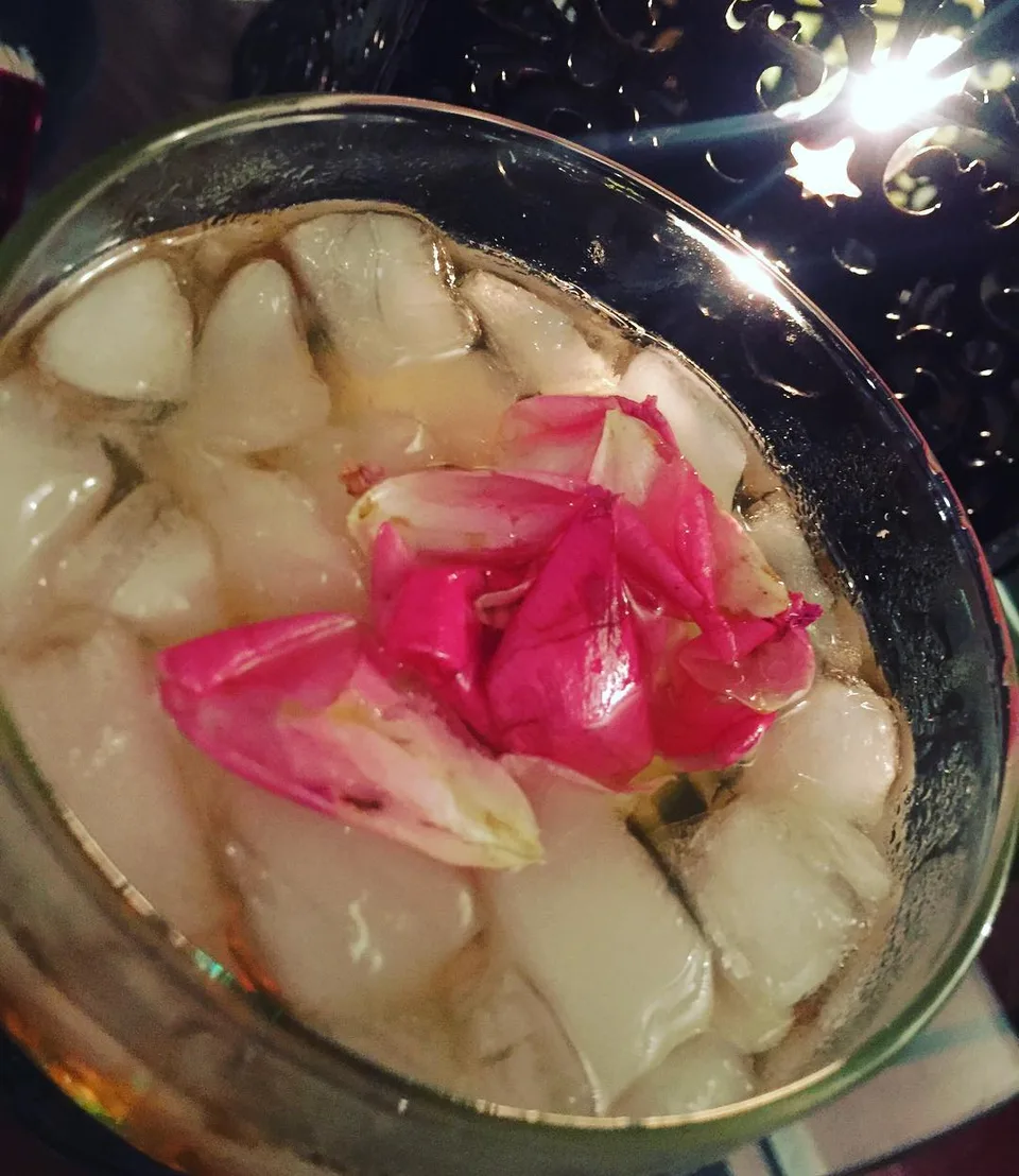 With a dash of roses... #rosewatericetea #spikedwithvodka #refreshing…, 1 of 1