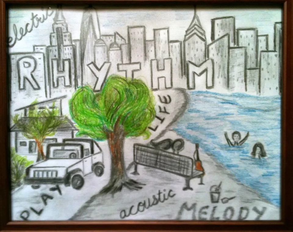 Play life, a painting by Neha