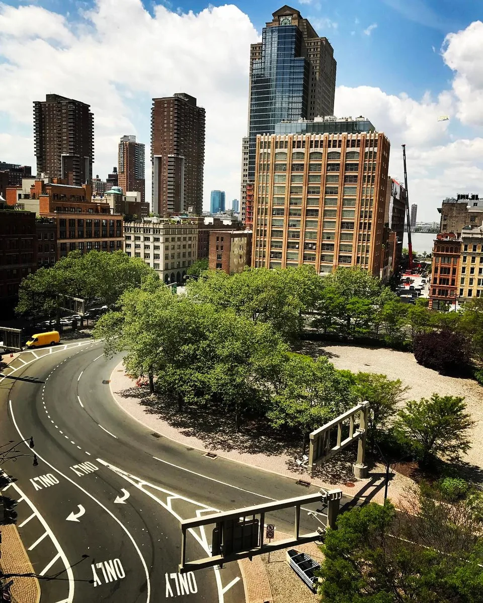 Which way do I go? #fork #roads #city #tribeca #newyork #newyorkcity #nyc…, 1 of 1