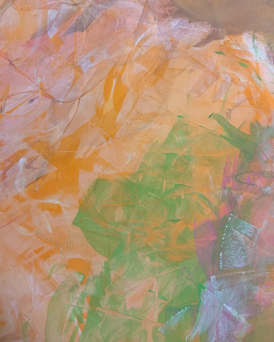 Rising, a painting by Neha