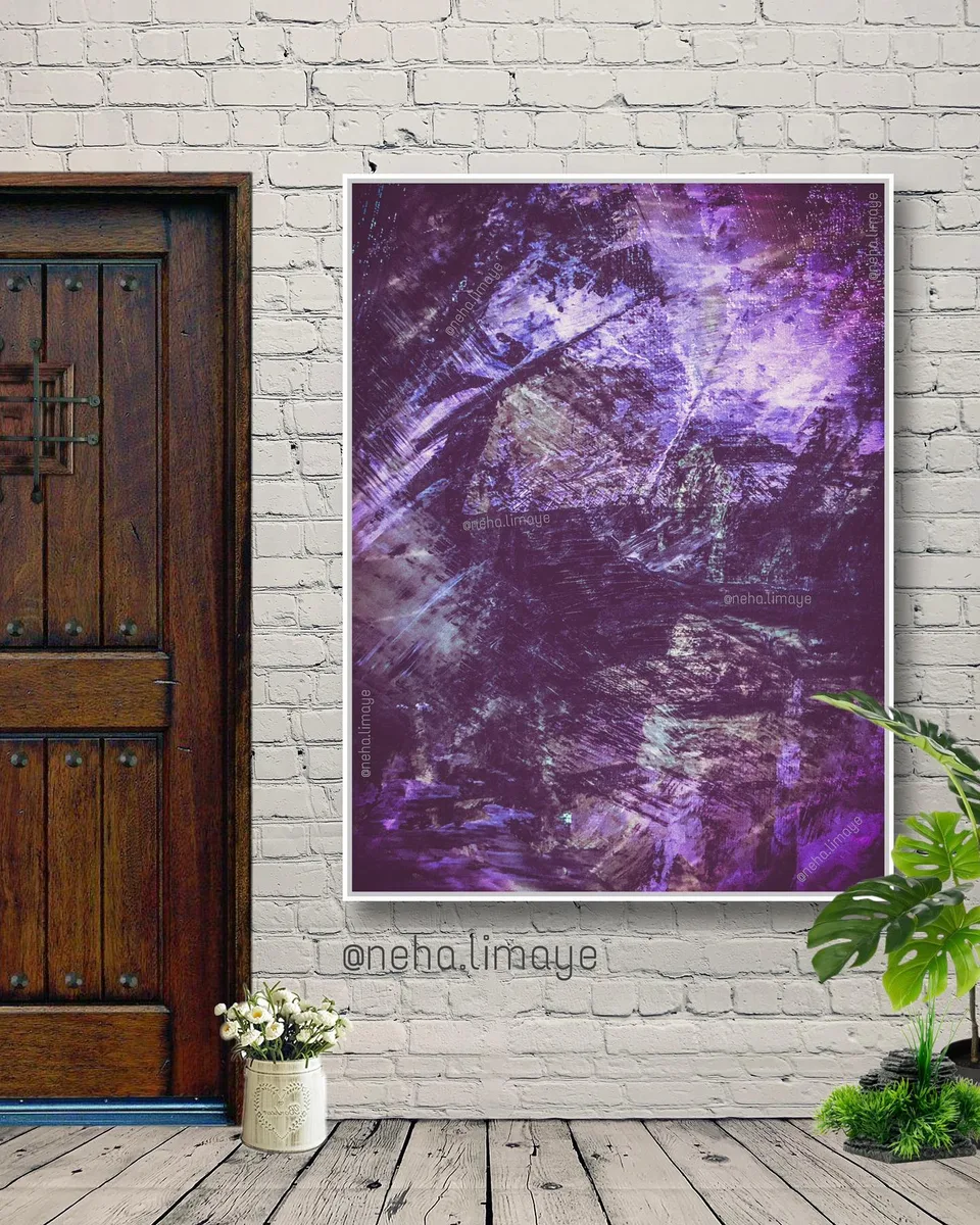 Autumn Mist, a painting by Neha