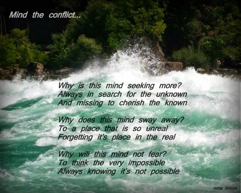 Mind the conflict, by Neha